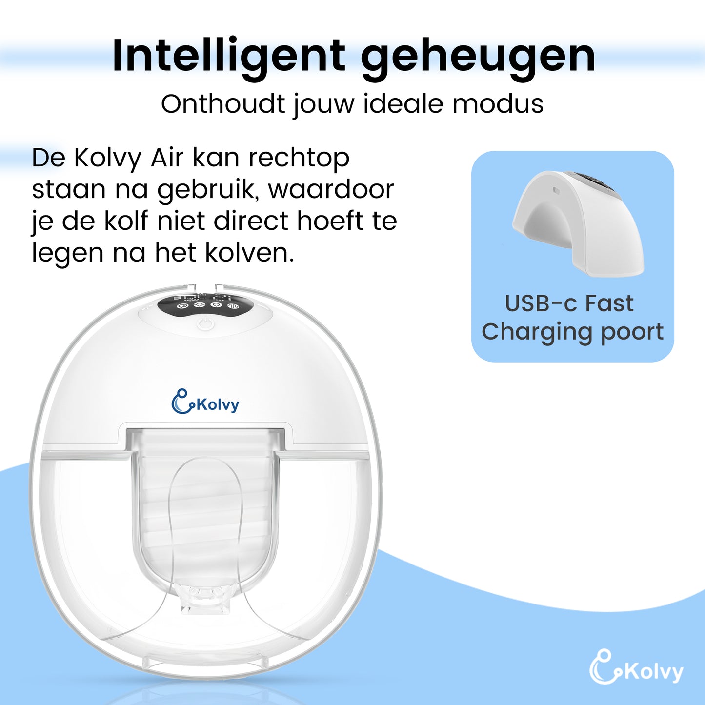 Kolvy AIR - dubbele borstkolf