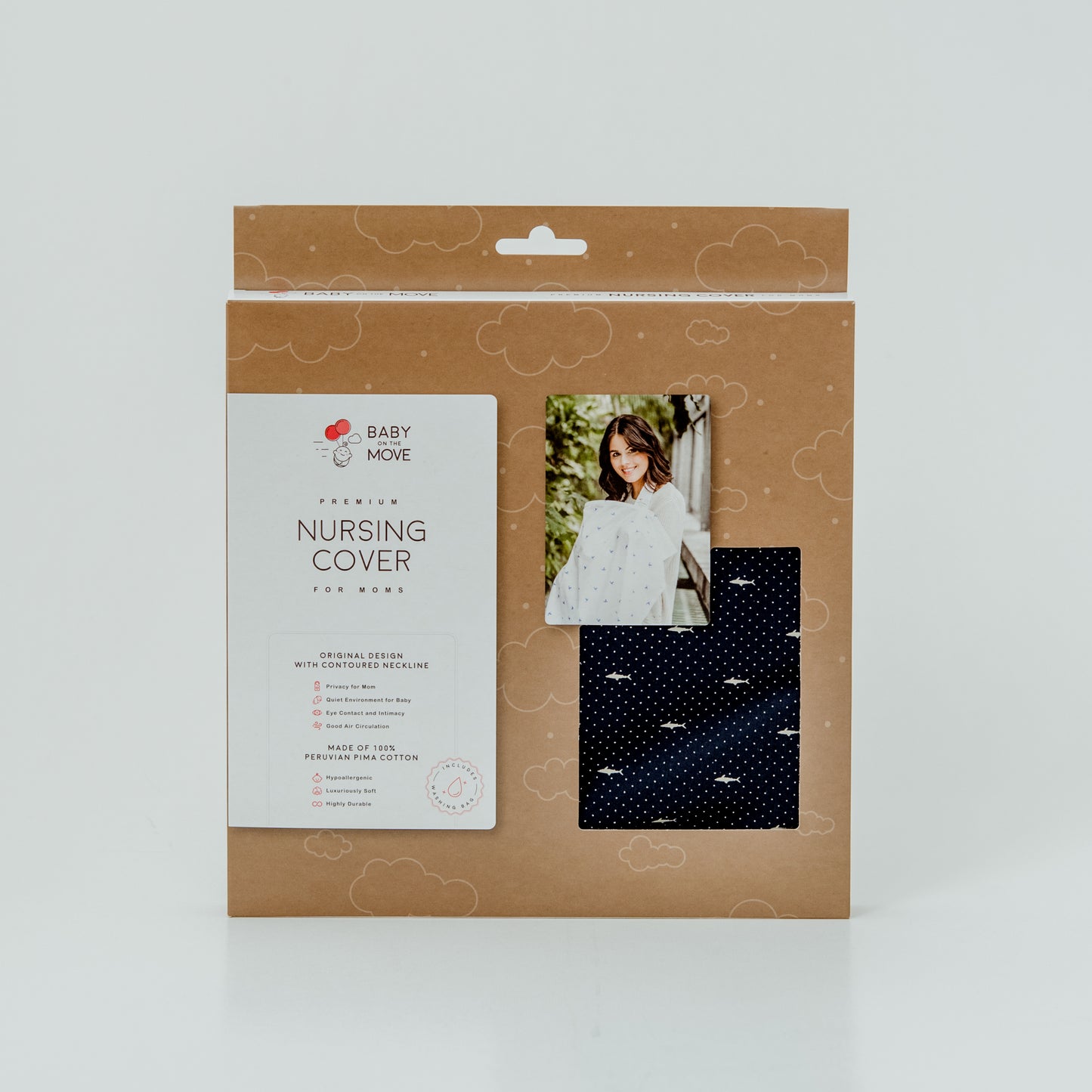 Borstvoedingsdoek Baby On The Move (verkrijgbaar in meerdere kleuren)