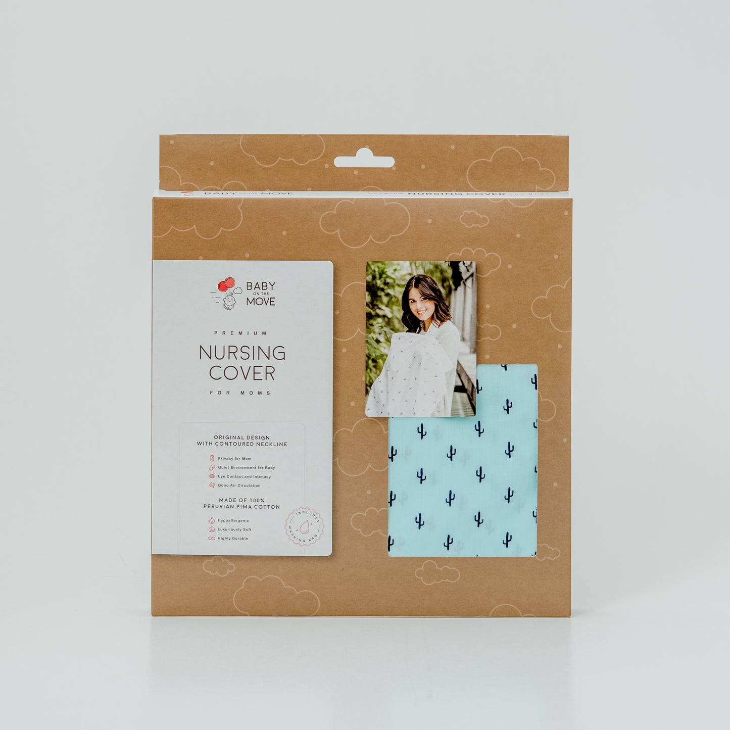 Borstvoedingsdoek Baby On The Move (verkrijgbaar in meerdere kleuren)