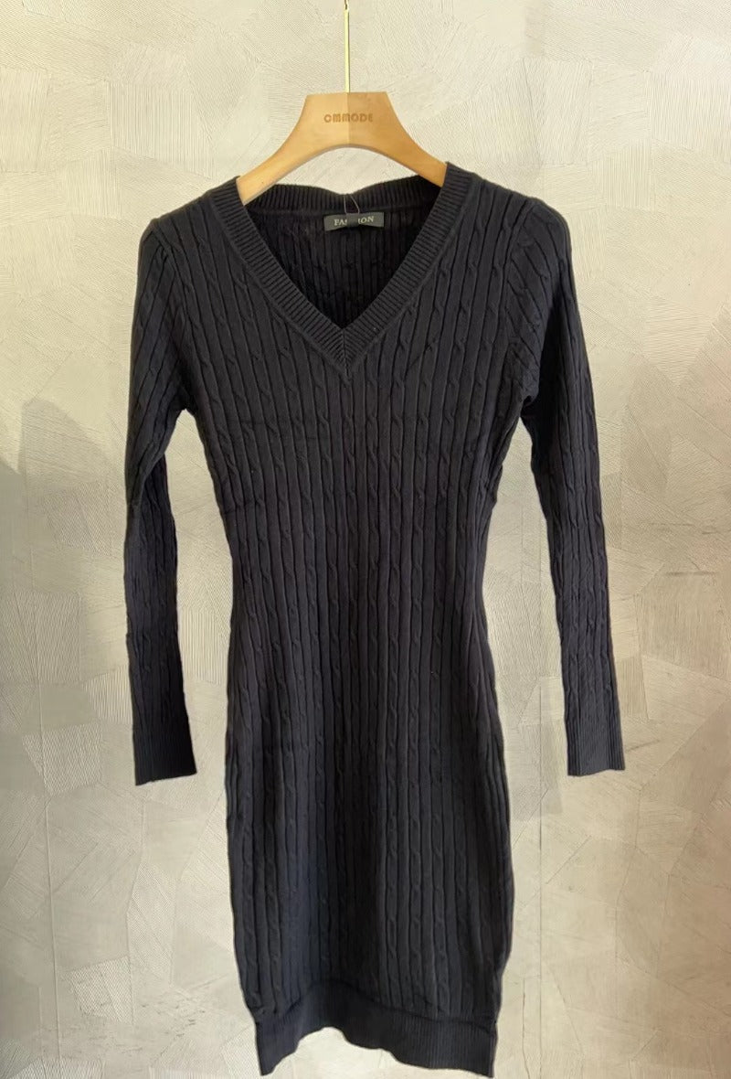 Gebreide jurk Bijou (verkrijgbaar in meerdere kleuren)