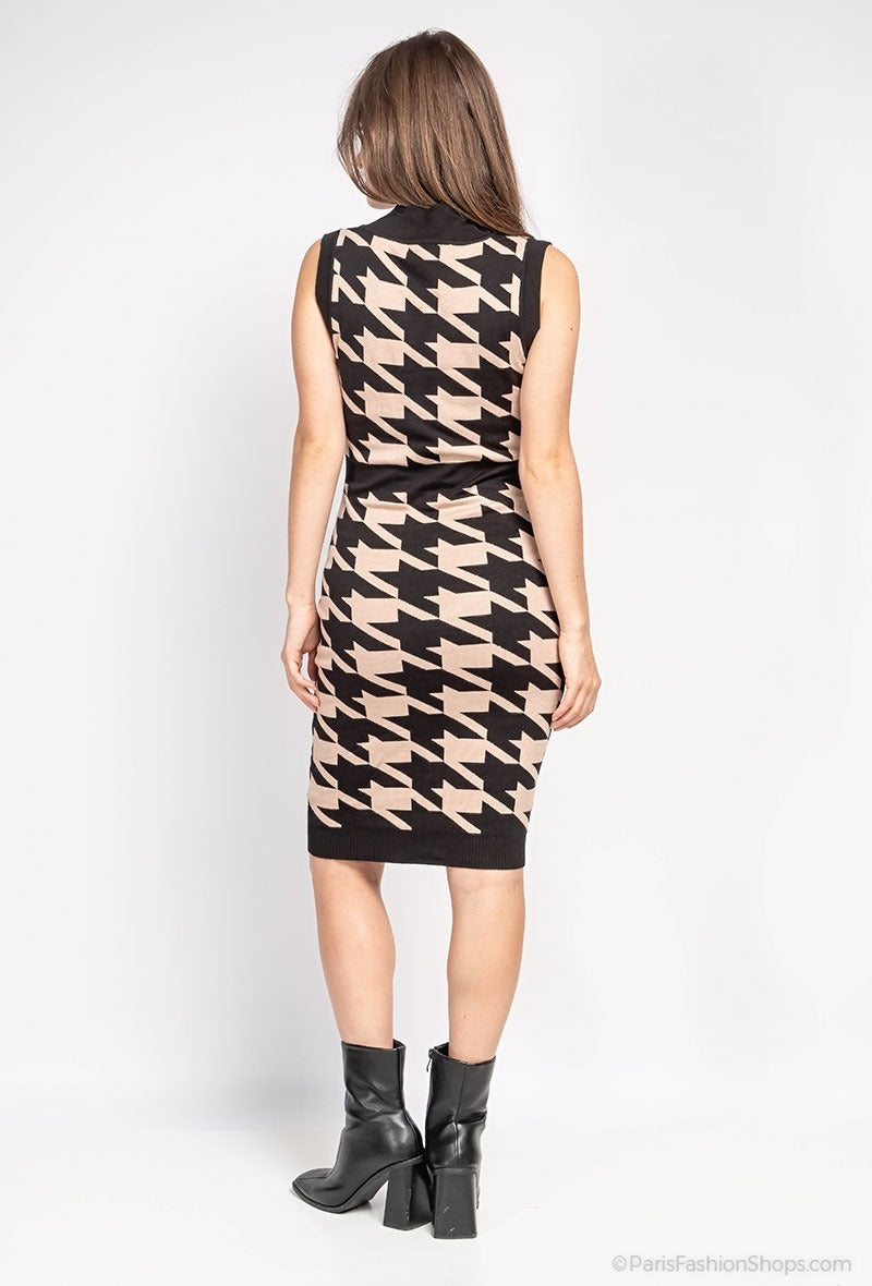 Jurk Babiche met patroon